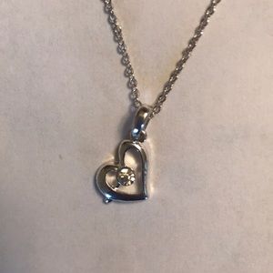 Heart necklace with gift box